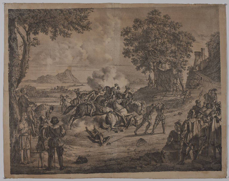 Disfida di Barletta (stampa) - ambito italiano (sec. XIX)