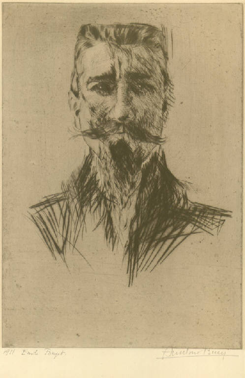 Adulaire pazzo, Ritratto di Adulaire (stampa) di Bucci Anselmo (sec. XX)