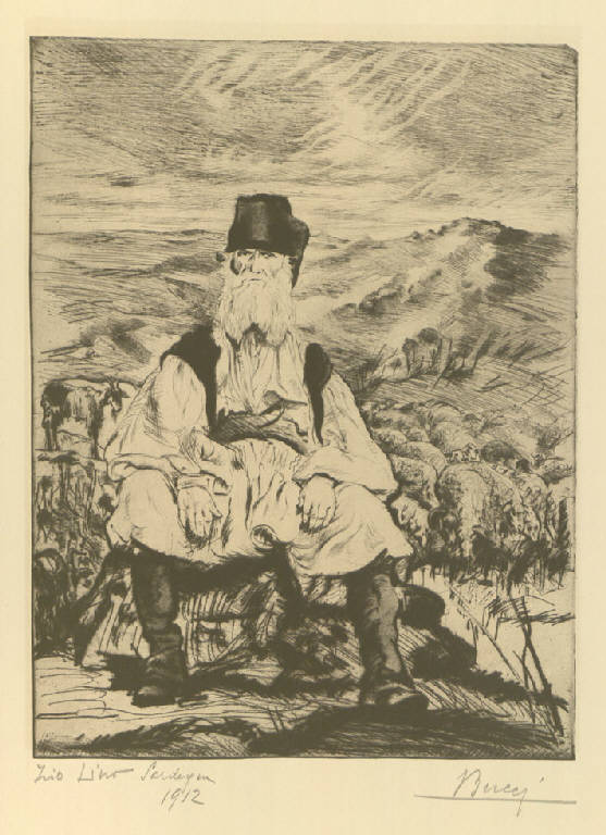 Studio per il Quay St. Bernard, Veduta di Parigi (stampa) di Bucci Anselmo (sec. XX)