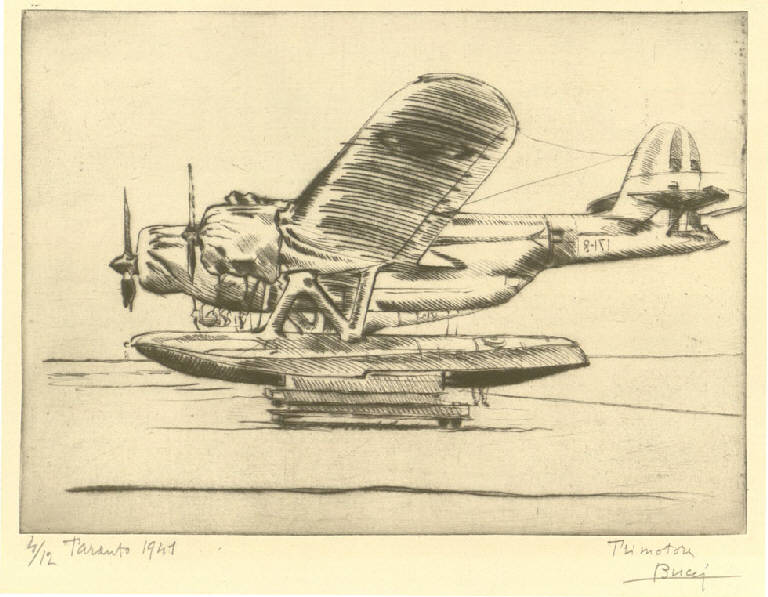 Commerciante genovese, Ritratto maschile (stampa) di Bucci Anselmo (sec. XX)