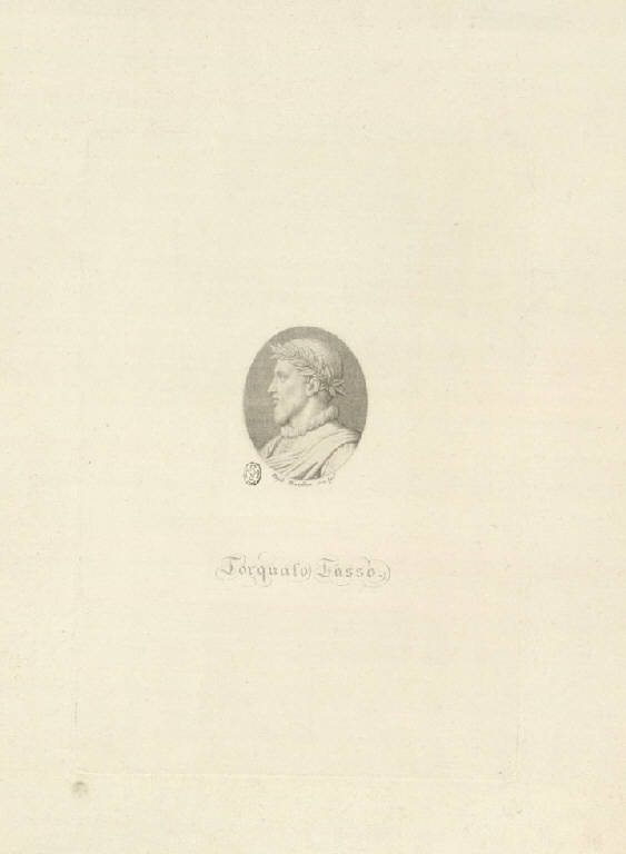 Ritratto di Torquato Tasso (Stampa) di Morghen Raffaello (sec. XIX)