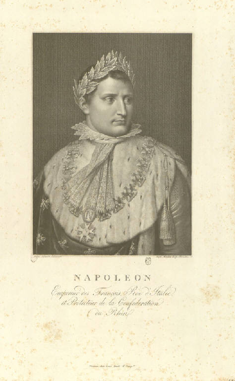 Ritratto di Napoleone Bonaparte (Stampa) di Morghen Raffaello, Tofanelli Stefano (sec. XIX)