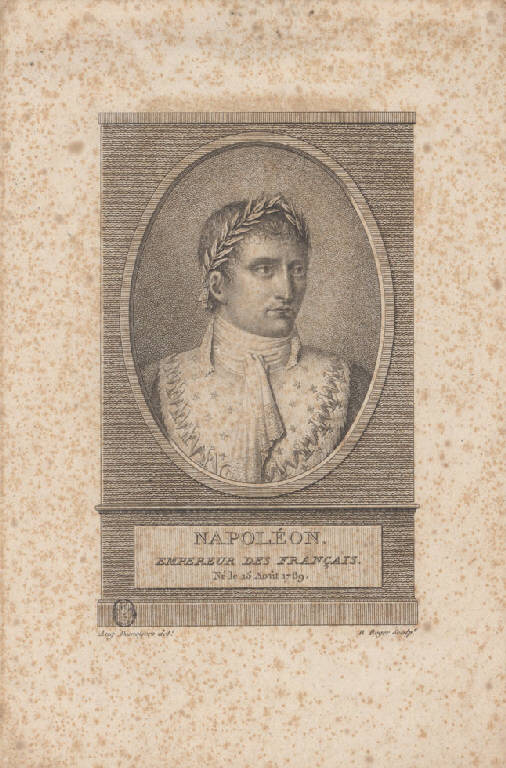 Ritratto di Napoleone Bonaparte imperatore (Stampa) di Roger B, Desnoyers Auguste (sec. XIX)