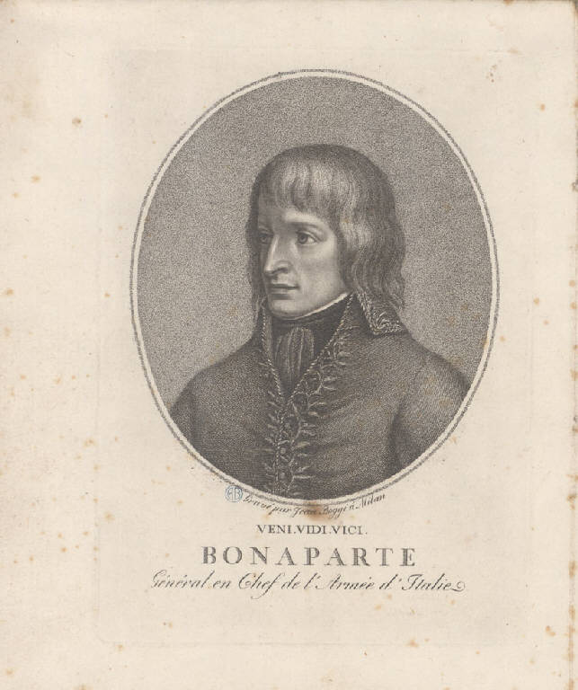 Ritratto di Napoleone Bonaparte generale (Stampa) di Boggi Giovanni (sec. XIX)