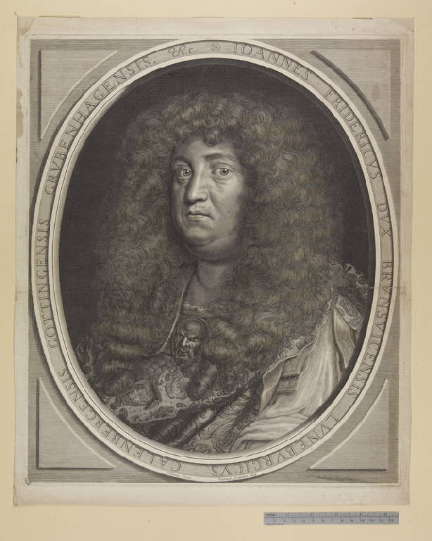 Ritratto di John Frederic duca di Brunswick Luneburg (stampa) di Nanteuil Robert, Michelin Jean (sec. XVII)