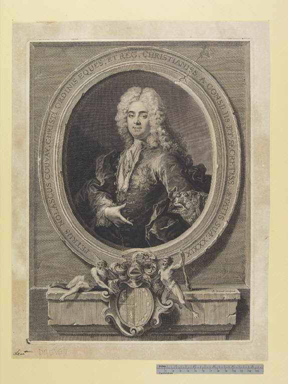 Ritratto di Pierre-Nolasque Couvay (stampa) di Drevet Pierre-Imbert, Le Vrac de Tournières Robert (sec. XVIII)