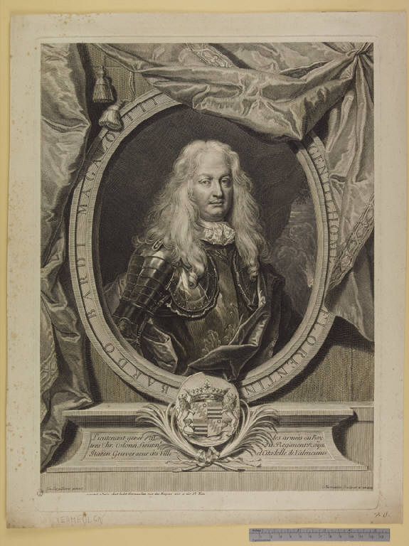 Ritratto di Bardo Bardi Magalotti (stampa) di Vermeulen Cornelis Martinus, Largillière Nicolas de (sec. XVII)