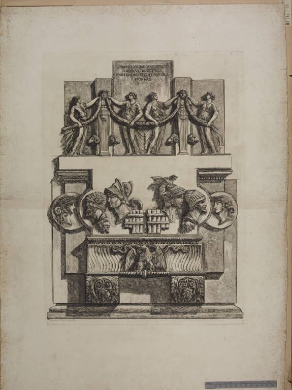Parere, Antichi farmmenti scultorei (stampa) di Piranesi Giovanni Battista, Piranesi Giovanni Battista (sec. XVIII)