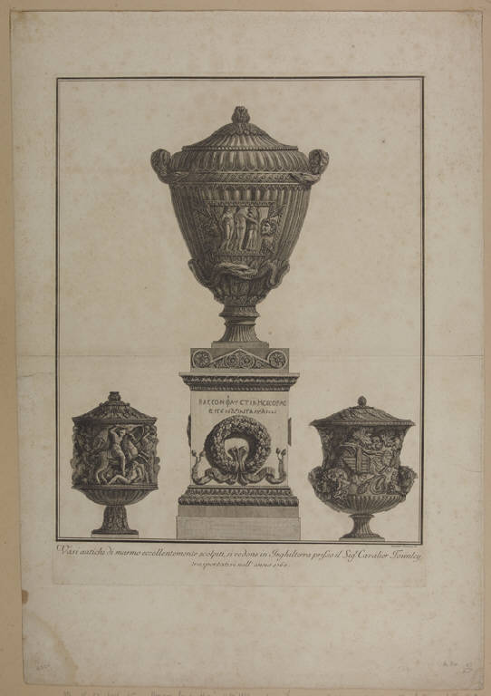 Vasi antichi (stampa) di Piranesi Giovanni Battista (sec. XVIII)