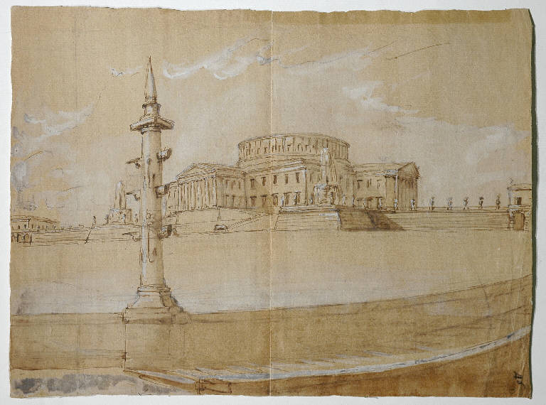 ARCHITETTURE (disegno, opera isolata) di Juvarra Filippo (sec. XIX)