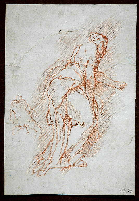 Studi di figura (disegno, opera isolata) - ambito emiliano (prima metà sec. XVIII)