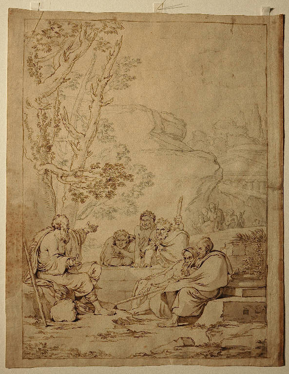 Filosofi (disegno, opera isolata) di Minardi Tommaso (inizio sec. XIX)