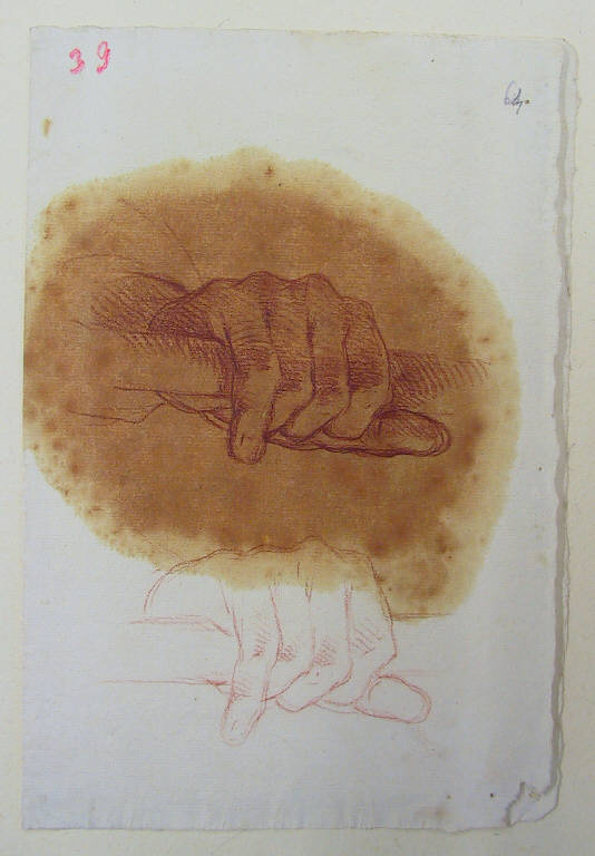 Mani (disegno, opera isolata) di Ligari Cesare (sec. XVIII)