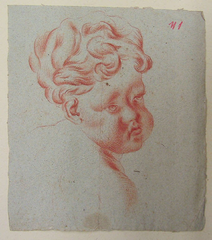 Putto (disegno, opera isolata) di Ligari Vittoria, Ligari Cesare (sec. XVIII)