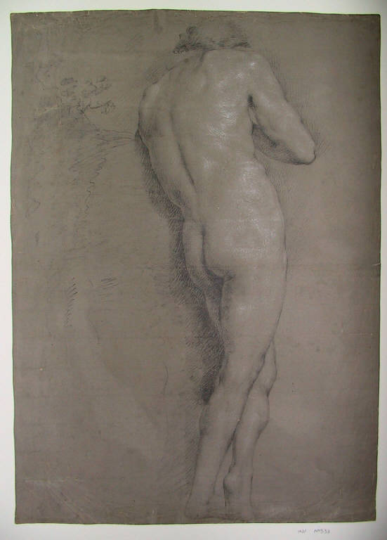 Figura maschile (disegno, opera isolata) di Ligari Angelo (secondo quarto sec. XIX)