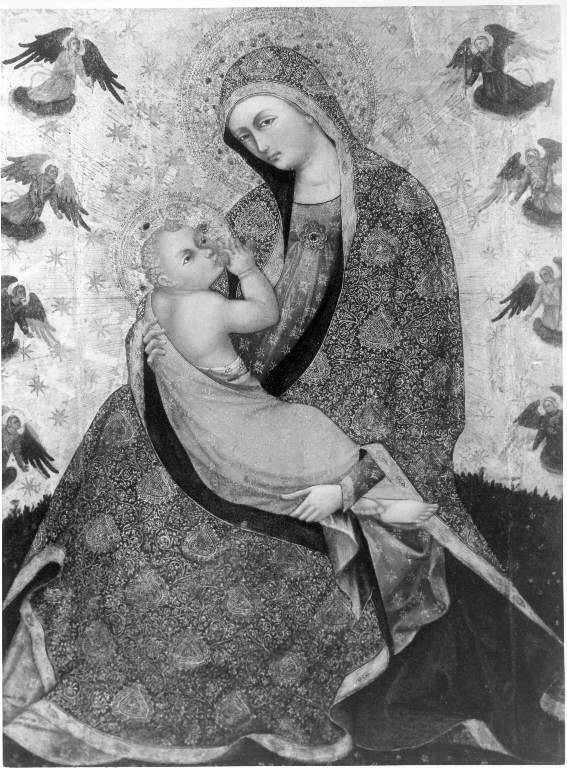 Madonna dell'Umiltà, Madonna con Bambino (dipinto) di Lorenzo Veneziano (terzo quarto sec. XIV)