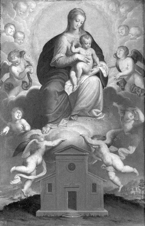 La Santa Casa di Loreto, Madonna di Loreto (dipinto) di Campi Bernardino (terzo quarto sec. XVI)