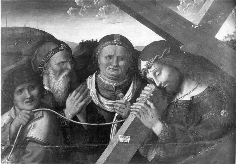 Cristo portacroce (dipinto) - scuola fiorentina (sec. XVIII)