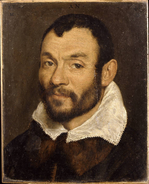 Ritratto maschile (dipinto) di Da Ponte Leandro detto Bassano Leandro (sec. XVI)