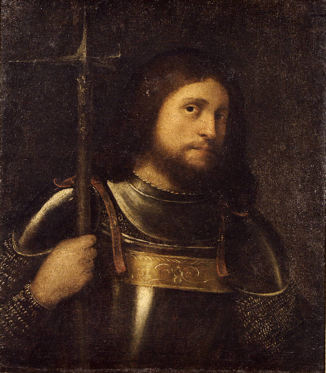 Ritratto di guerriero (dipinto) di Muttoni Pietro detto Pietro della Vecchia (sec. XVII)