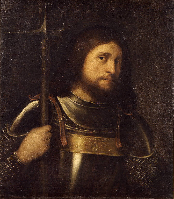 Ritratto di guerriero (dipinto) di Muttoni Pietro detto Pietro della Vecchia (sec. XVII)