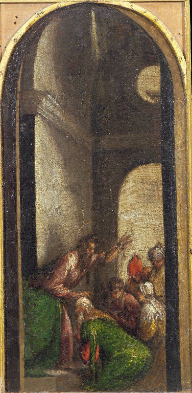 Predica di San Paolo (dipinto) di Da Ponte Leandro detto Bassano Leandro (sec. XVI)
