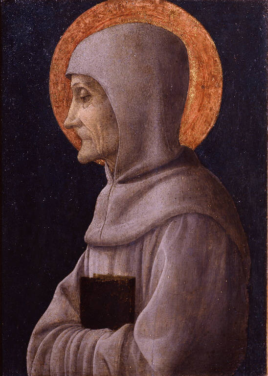 San Bernardino da Siena (dipinto) di Dario da Pordenone detto Dario da Treviso (sec. XV)