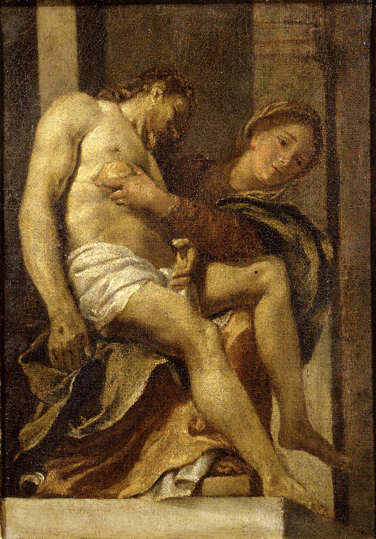 Pietà (dipinto) di Carboncino Giovanni (sec. XVII)