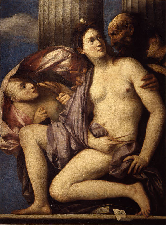 Allegoria dell'Architettura (dipinto) di Muttoni Pietro detto Pietro della Vecchia (sec. XVII)