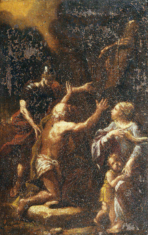 Martirio di Sant'Andrea (dipinto) di Crespi Giuseppe Maria detto Spagnoletto (cerchia) (sec. XVIII)