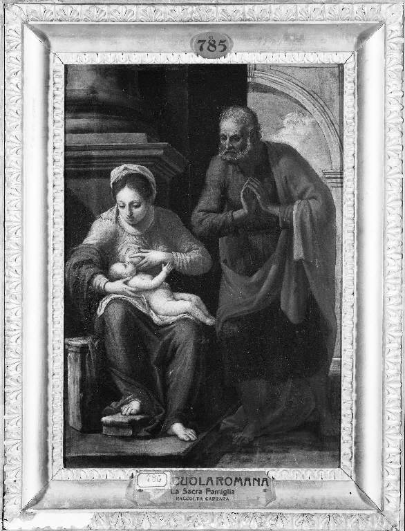 Madonna del latte e San Giuseppe (dipinto) - ambito bolognese (sec. XVI)