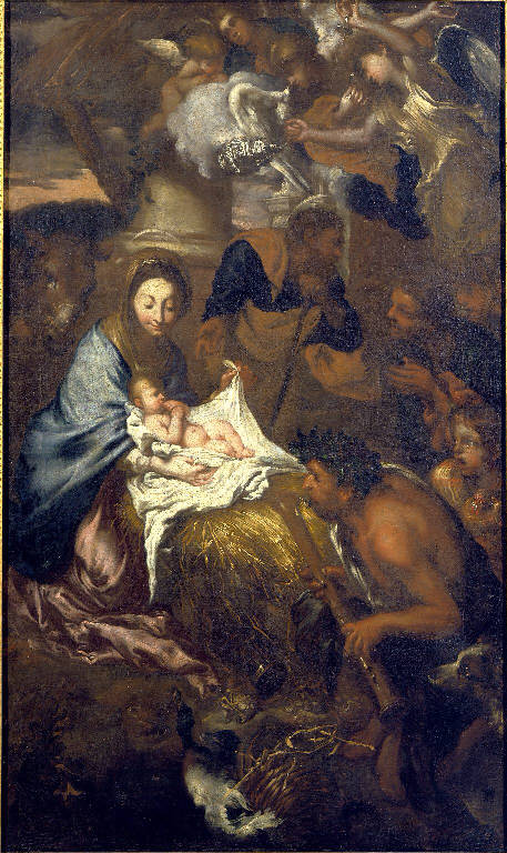 Adorazione dei pastori (dipinto) di Piola Paolo Gerolamo (sec. XVII)
