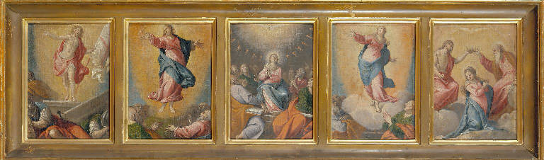 Resurrezione di Cristo (dipinto, elemento d'insieme) di Maffeo da Verona (sec. XVI)