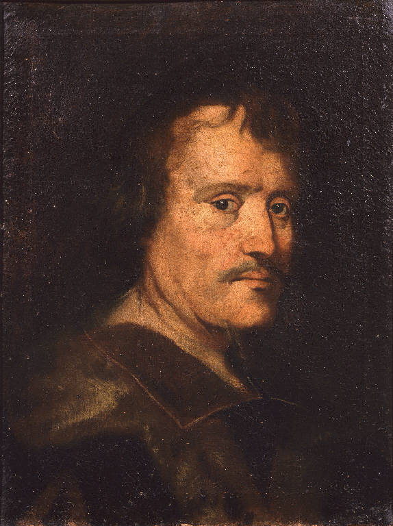 Ritratto di prelato (dipinto) - ambito genovese (metà sec. XVII)