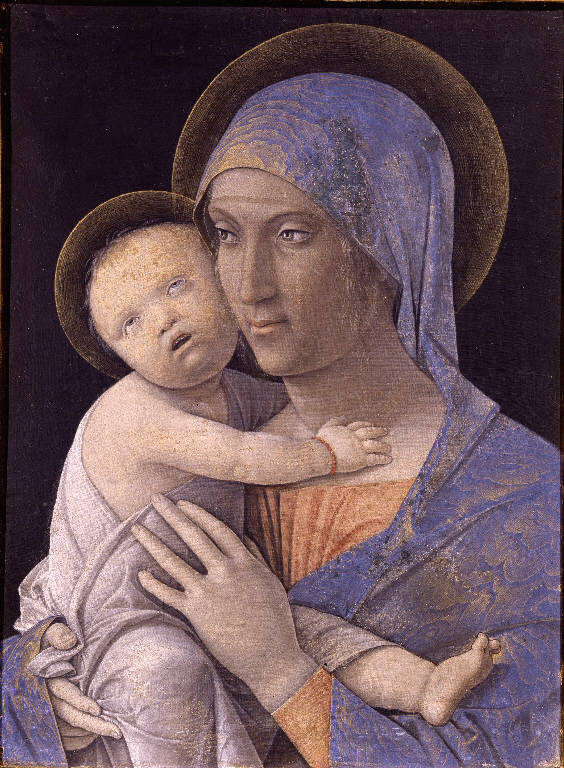 Madonna con Bambino (dipinto) di Mantegna Andrea (sec. XV)