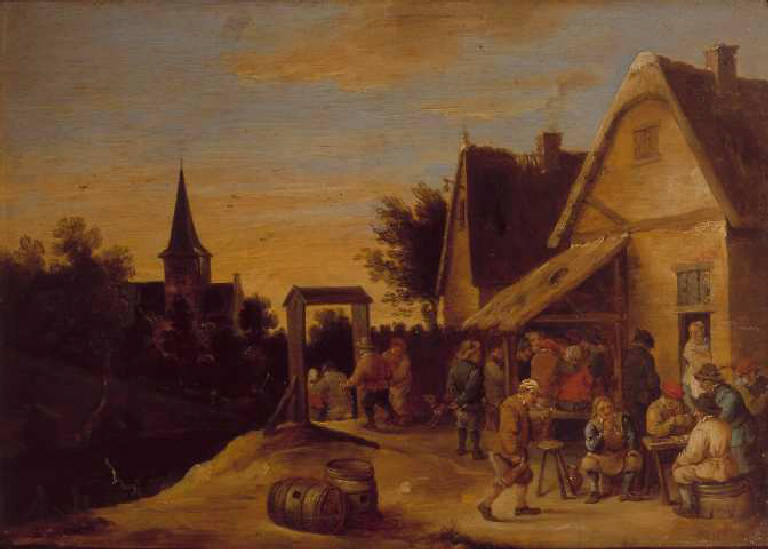 Festa campestre (dipinto) di Teniers David il Giovane (attribuito) (sec. XVII)