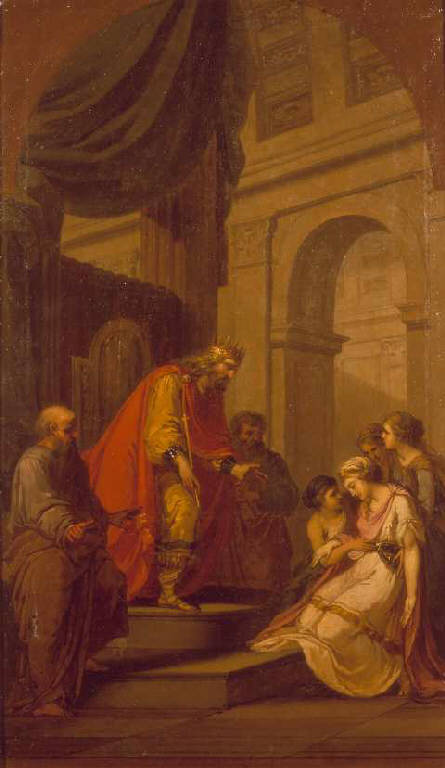 Ester sviene dinanzi ad Assuero (dipinto) di Dell'Era Giovanni Battista (sec. XVIII)