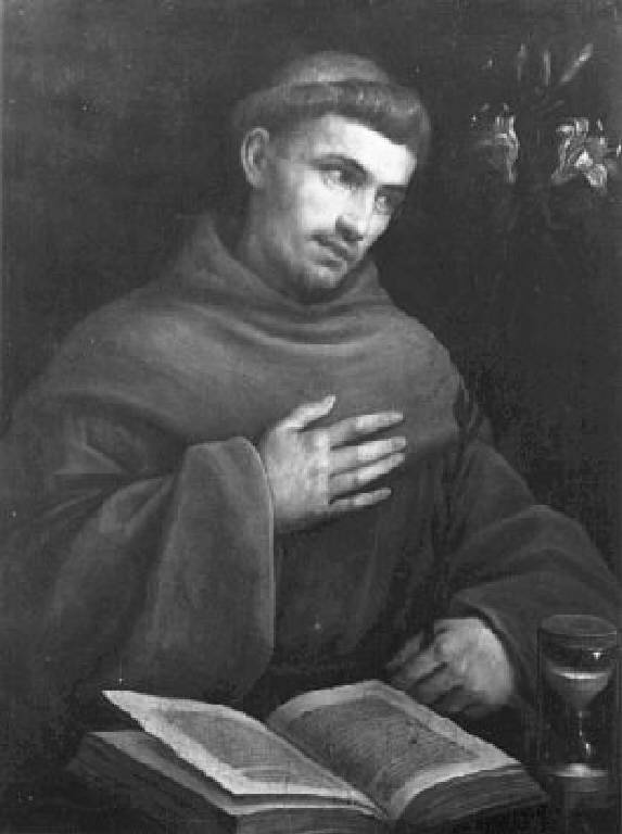Sant'Antonio da Padova (dipinto) di Luciani Sebastiano detto Sebastiano del Piombo (cerchia) (sec. XVI)