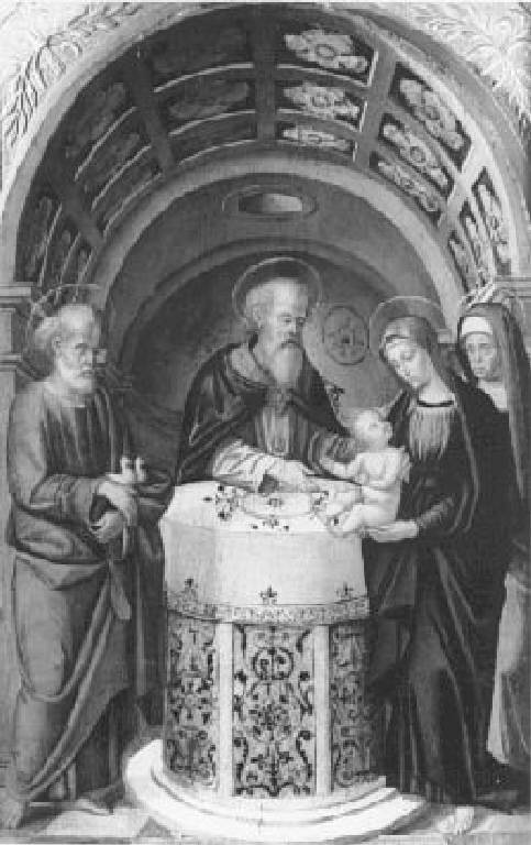 Presentazione di Gesù al tempio (dipinto) di Aleni Tommaso detto Fadino (sec. XVI)