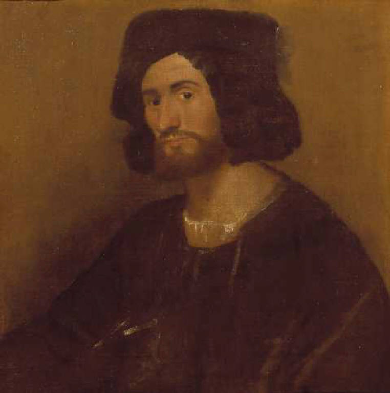 Ritratto d'uomo (dipinto) di Busi Giovanni detto Cariani (sec. XVI)