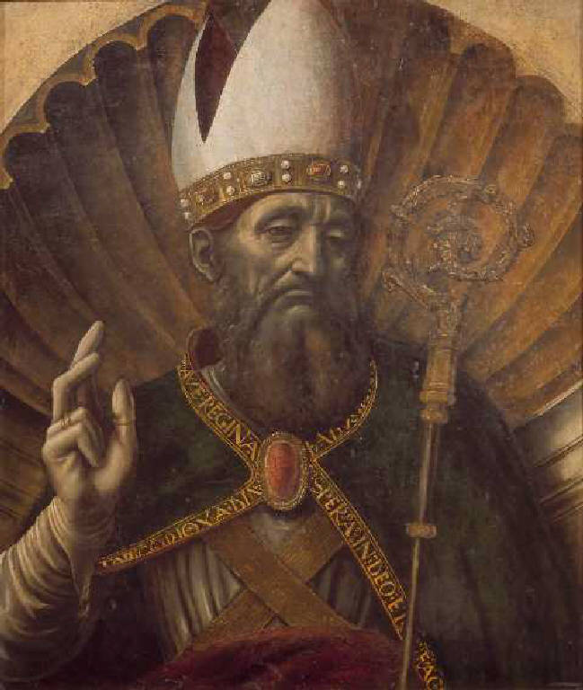 Sant'Ambrogio (dipinto) di Maestro della Pala Sforzesca (sec. XV)