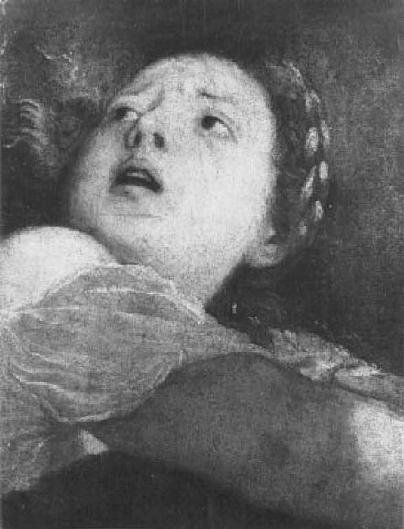 Testa di giovane donna (dipinto) - scuola veneta (fine sec. XVI)