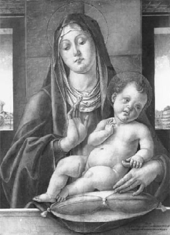 Madonna con Bambino (dipinto) di Vivarini Bartolomeo (sec. XV)