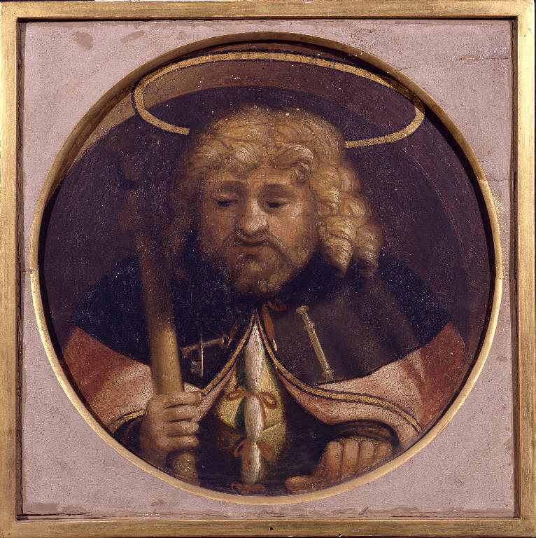 San Rocco (dipinto, elemento d'insieme) di Previtali Andrea (sec. XVI)
