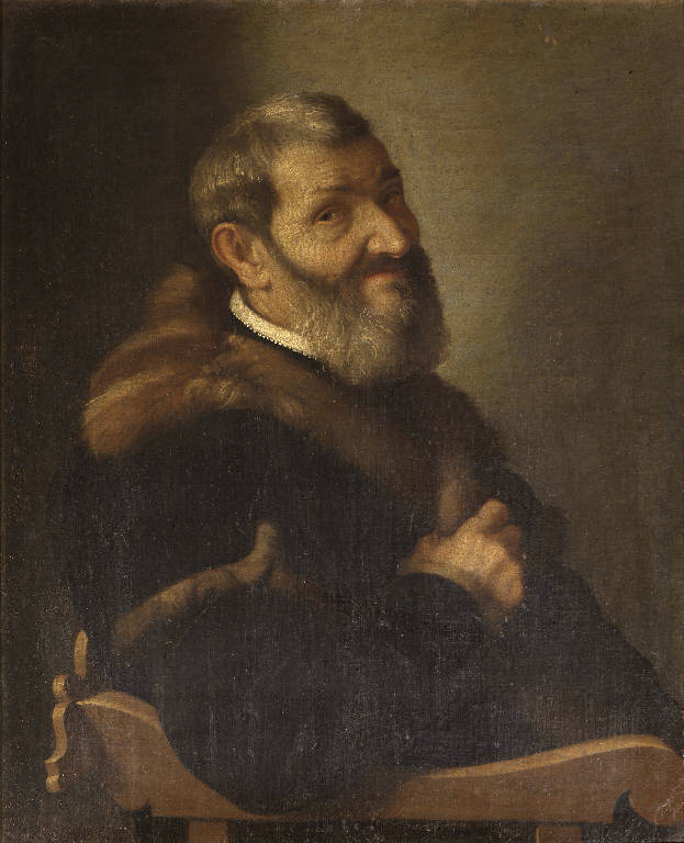 Ritratto maschile (dipinto) di Moroni Giovan Battista (sec. XVI)
