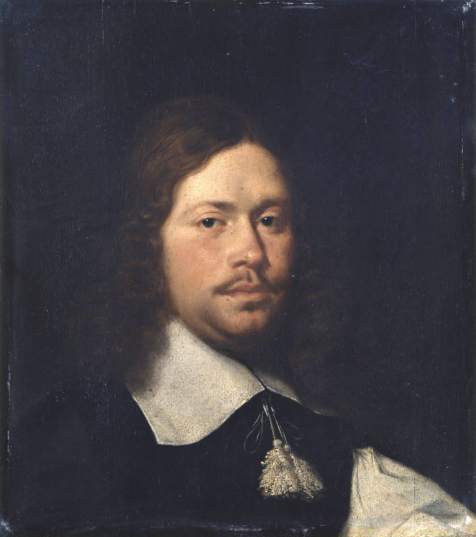 Ritratto maschile (dipinto) di Maes Nicolaes (sec. XVII)