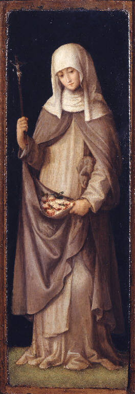 Sant'Elisabetta d'Ungheria (dipinto) - ambito piemontese (sec. XVI)