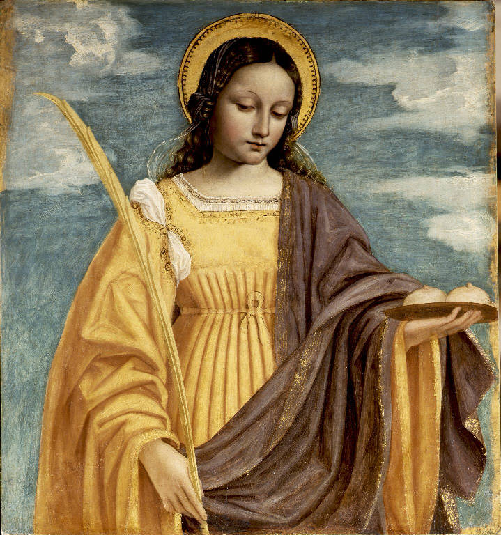 Sant'Agata (dipinto) di Ambrogio da Fossano detto Bergognone (sec. XVI)