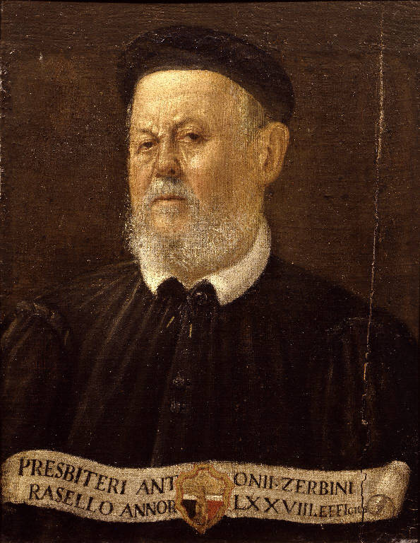 Ritratto del sacerdote Antonio Zerbini Rasello (dipinto) di Cavagna Gian Paolo (sec. XVII)