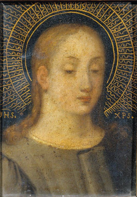 Gesù fanciullo (dipinto) di Boccaccino Boccaccio (scuola) (sec. XVI)